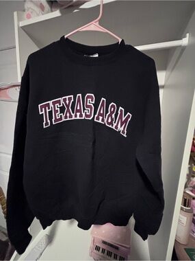 Black Texas A&M Crewneck Sweatshirt Size M